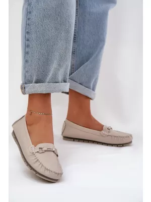 Dámské mokasíny S.BARSKI LR51-547 BEIGE