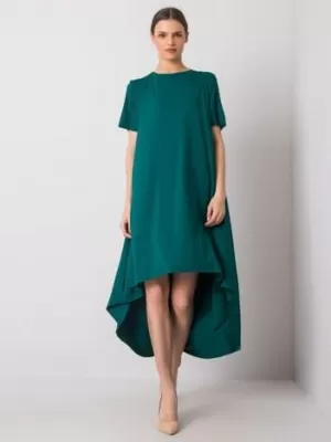 Dámské šaty RUE PARIS RV-SK-R4889.09 DARK GREEN