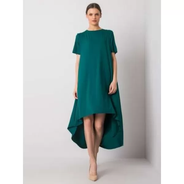  Dámské šaty RUE PARIS RV-SK-R4889.09 DARK GREEN 