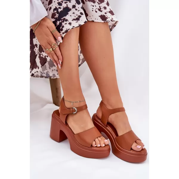  Dámské sandály BOTO KORLEVIA 36034 CAMEL 