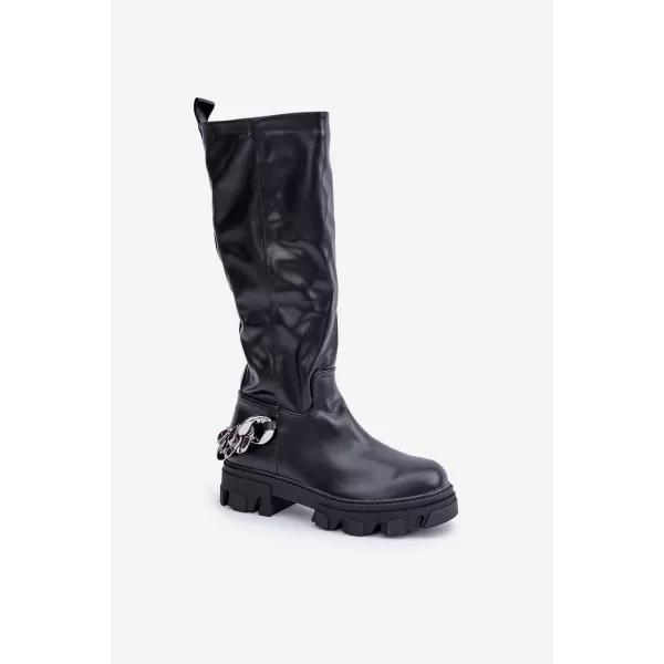  Dámské kozačky BOTO NAURICETTE 35013 BLACK 