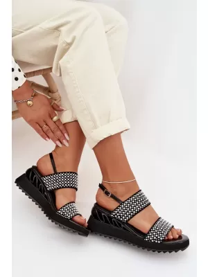 Dámské sandály D&A CR61-3067 BLACK