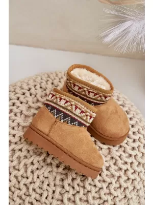 Dětské boty BOTO MIRIRAE 34582 CAMEL