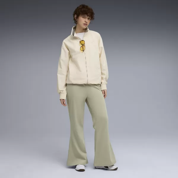  Dámské kalhoty PUMA WARDROBE ESS FLARED PANTS 632045-82 LUX ARMY 