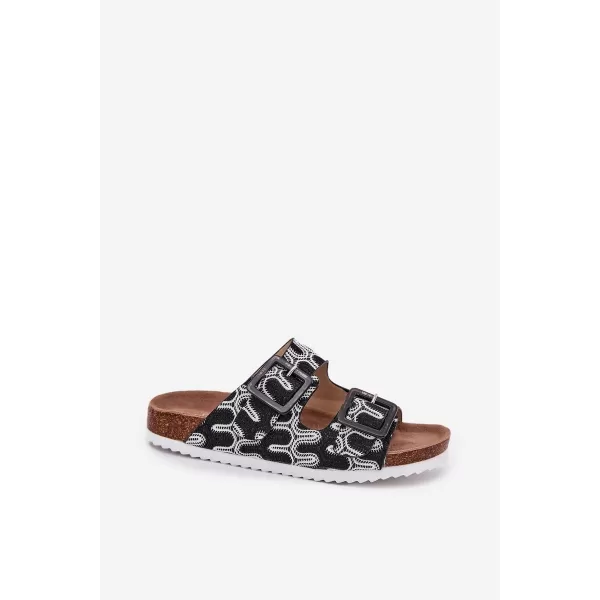  Dámské pantofle S.BARSKI RB51-006 BLACK 