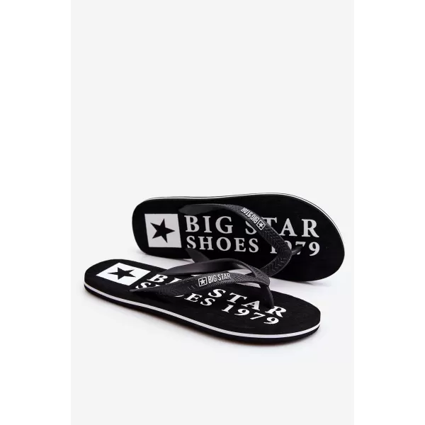  Pánské žabky BIG STAR LL174444 BLACK 