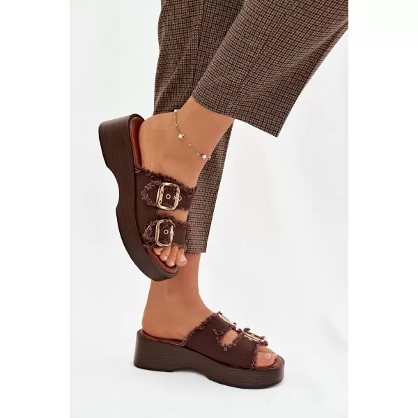  Dámské pantofle BOTO RENELISSE 41325 BROWN 