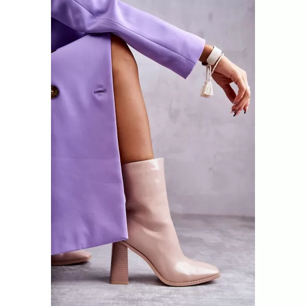  Dámské kozačky BOTO MARGIT 21893 BEIGE 