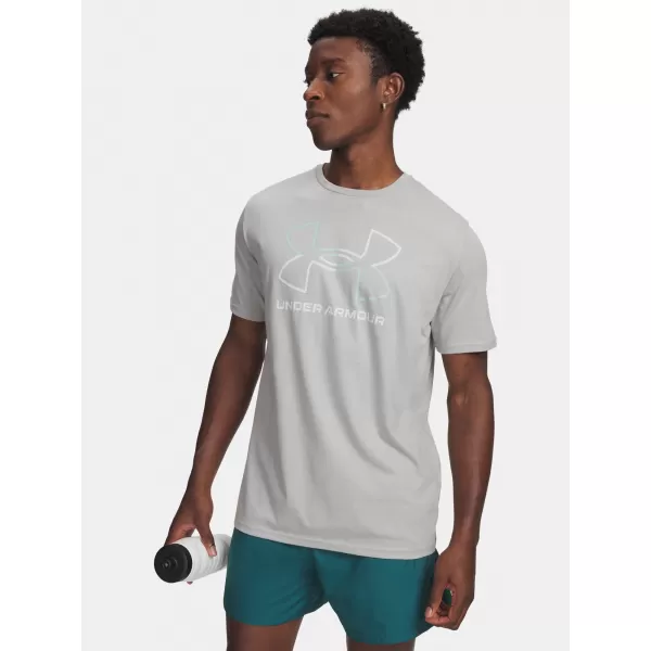  Pánské triko UNDER ARMOUR UA GL FOUNDATION UPDATE SS 1382915-069 ŠEDÁ 