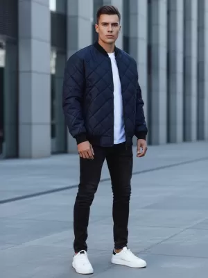Pánská bunda DSTREET TMAVĚ MODRÁ
