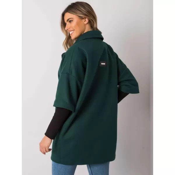  Dámský kabát RUE PARIS CHA-PL-0409.30X DARK GREEN 