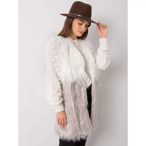  Dámská vesta WOOL FASHION ITALIA AT-KZ-04201.97P ECRU 