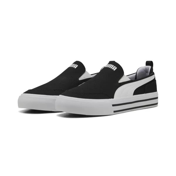  Boty PUMA COURT CLASSIC VULC SLIPON 400216_02 PUMA BLACK/PUMA WHITE 