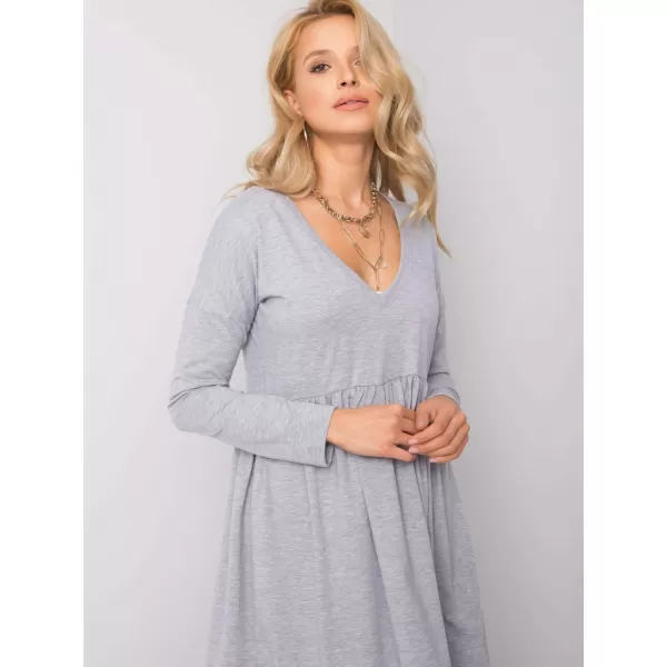  Dámské šaty RUE PARIS RV-SK-6008.19X GRAY 