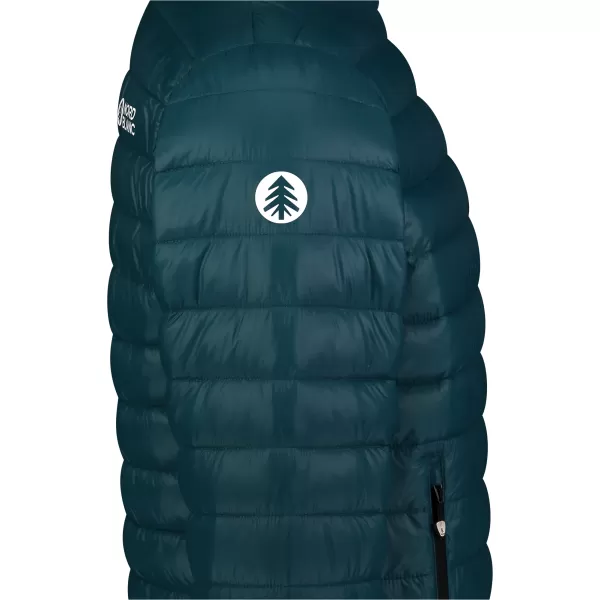  Pánská prošívaná bunda NORDBLANC BURROW NBWJM8261 TMAVĚ ZELENÁ 