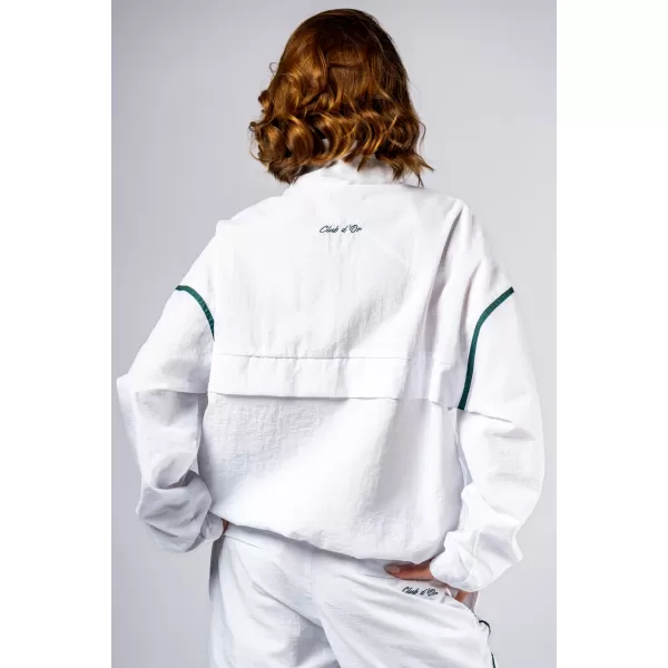  NEBBIA Clubhouse half-zip mikina CLUB DOR 644 WHITE 