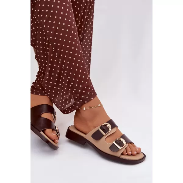  Dámské nazouváky BOTO DANELLE 41337 COFFEE/BEIGE 