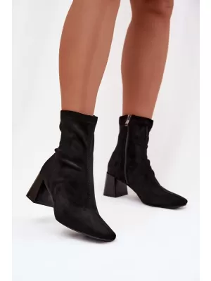 Dámské boty na podpatku BOTO OLIANNE 40587 BLACK