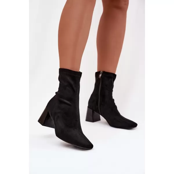  Dámské boty na podpatku BOTO OLIANNE 40587 BLACK 