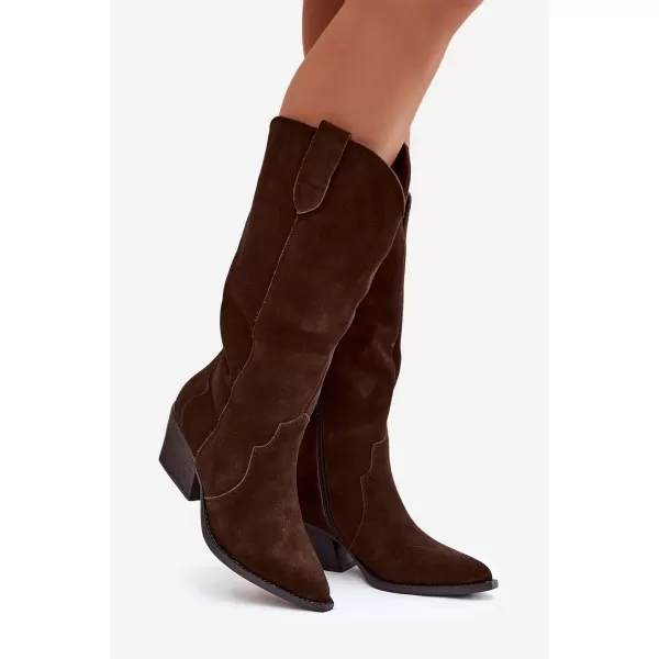  Dámské kozačky BOTO URSELLE 41113 BROWN 