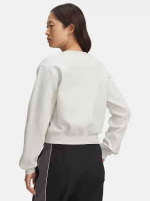Dámská mikina UNDER ARMOUR UA ICON VIDA FLC CREW BÍLÁ