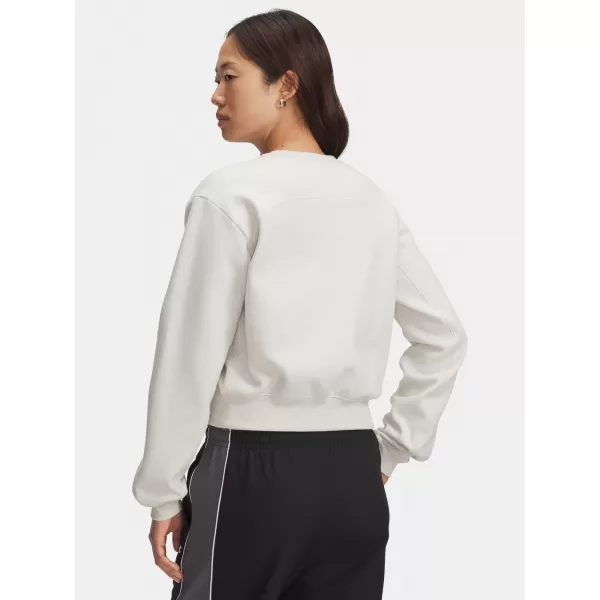  Dámská mikina UNDER ARMOUR UA ICON VIDA FLC CREW BÍLÁ 
