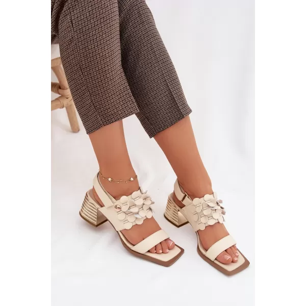  Dámské sandály D&A CR61-3062 BEIGE 