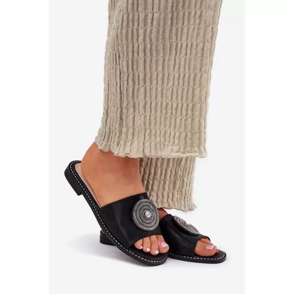  Dámské pantofle S.BARSKI KV51-013 BLACK 