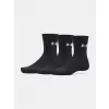 Ponožky UNDER ARMOUR PERFORMANCE COTTON 3P CRW 6009685-008 ČERNÁ