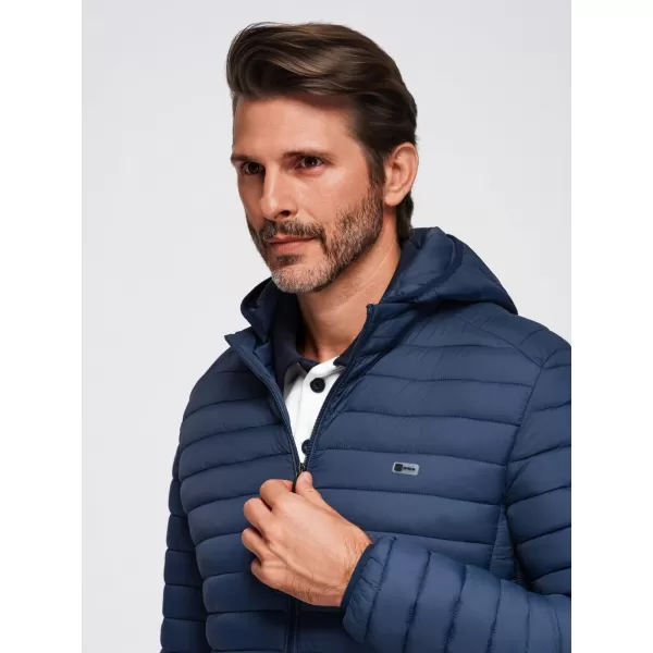  Pánská bunda OMBRE OM-JALP-0295 BLUE 
