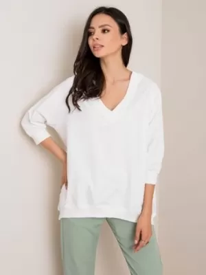 Dámská mikina RUE PARIS RV-BL-5676.09 WHITE