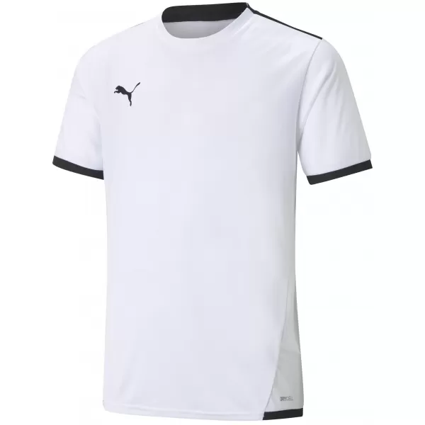  Dětské funkční triko PUMA TEAMLIGA JERSEY JR 704925-04 PUMA WHITE/PUMA BLACK 