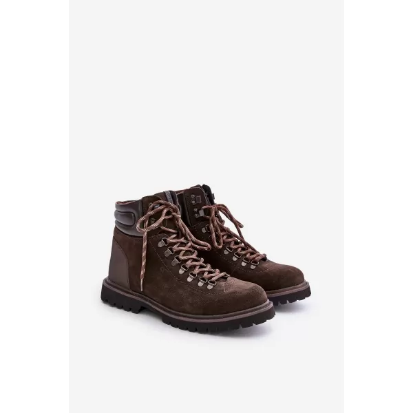  Pánské boty BIG STAR OO174644 BROWN/BEIGE 