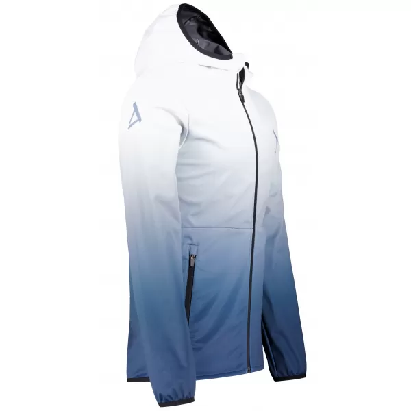  Pánská softshellová bunda premium ALTISPORT VOJ/ALM126JACK01 NÁMOŘNÍ MODRÁ/BÍLÁ 