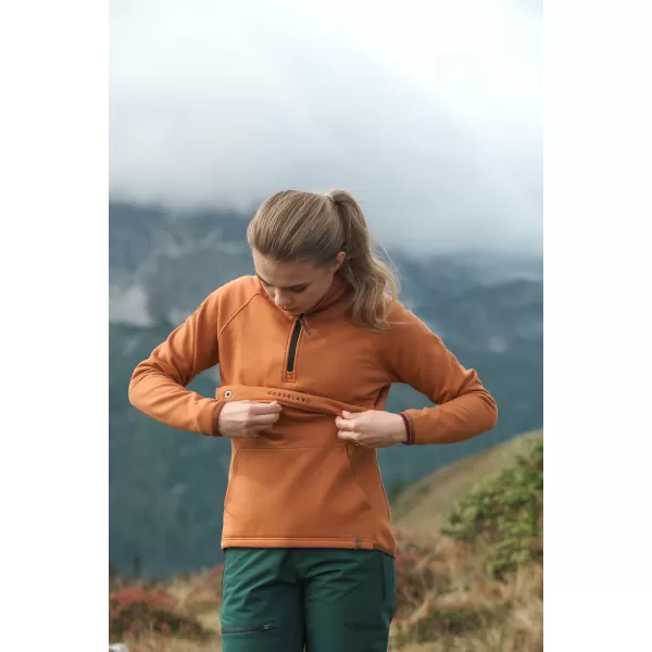  Dámská mikina NORDBLANC INEFFABLE NBSLS8226 HNĚDÁ 