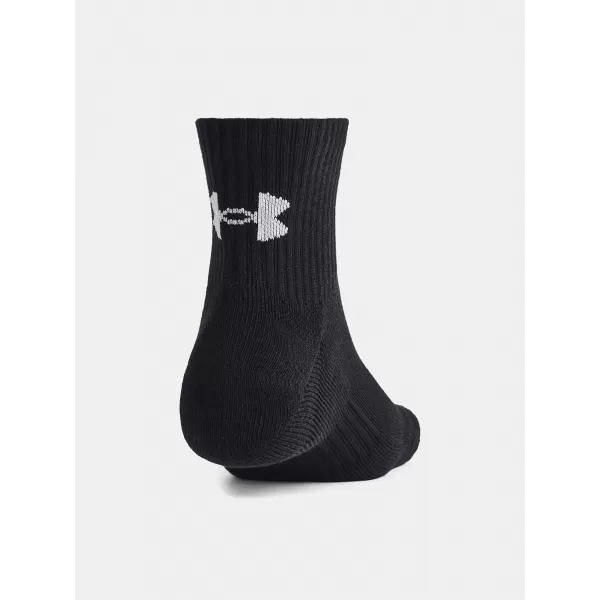  Ponožky UNDER ARMOUR UNISEX UA TC QTR (3 PÁRY) 1386372-001 ČERNÁ 
