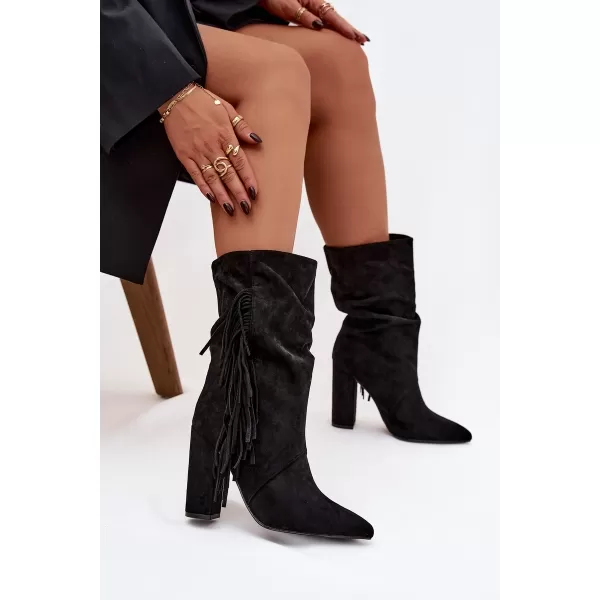  Dámské boty BOTO ZATEPLENÉ 40514 BLACK 