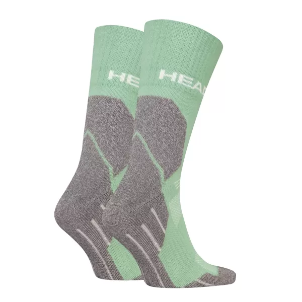  Ponožky HEAD HIKING ALL CLIMATES CREW 2P 701024003 LIGHT GREEN 
