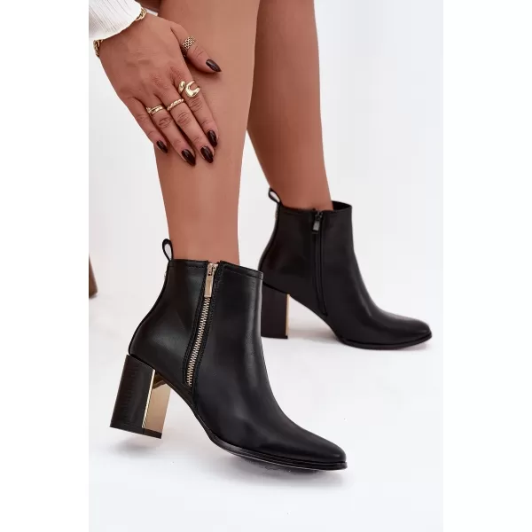  Dámské boty na podpatku BOTO CAMILYN 40569 BLACK 