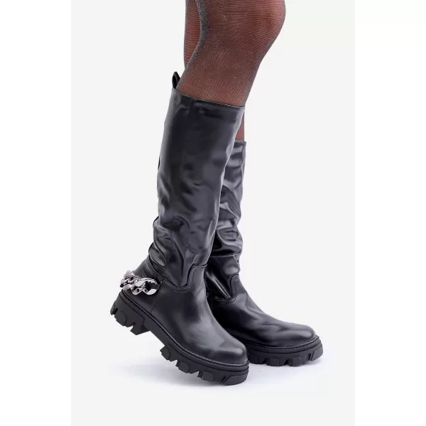  Dámské kozačky BOTO NAURICETTE 35013 BLACK 