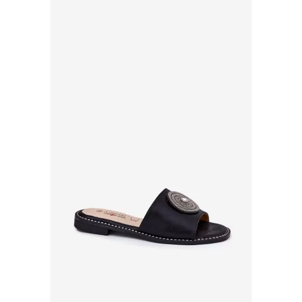  Dámské pantofle S.BARSKI KV51-013 BLACK 