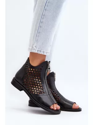 Dámské sandály ZAZOO 977/L BLACK