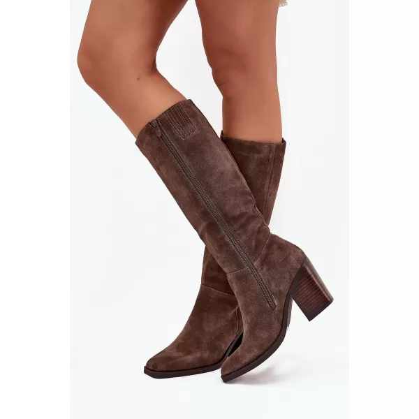  Dámské kozačky BOTO LISSARA 38607 KHAKI 