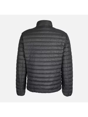 Pánské péřová bunda GEOX WARRENS G014372 ŠEDÁ