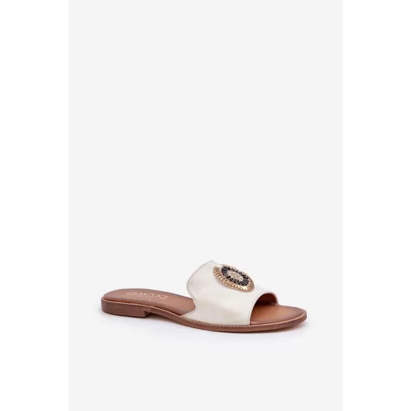  Dámské pantofle BOTO O 35305 WHITE 