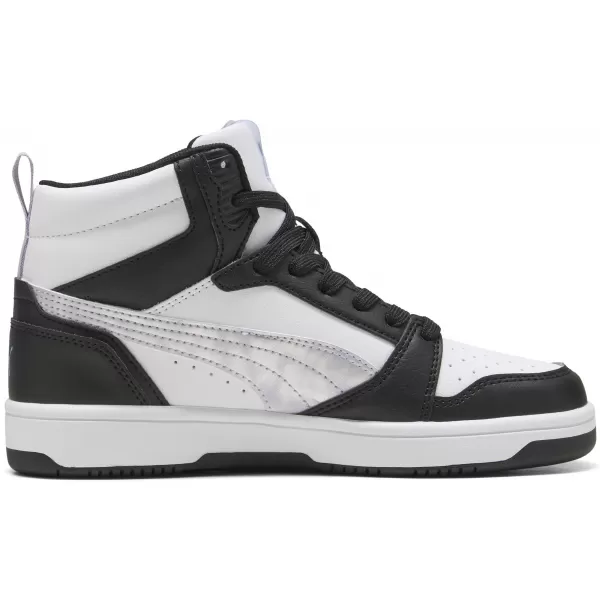  Dámské boty PUMA REBOUNDV6MIDSPACEBELLEJR 402768-02 PUMA BLACK/LILAC CRUSH/WHITE 
