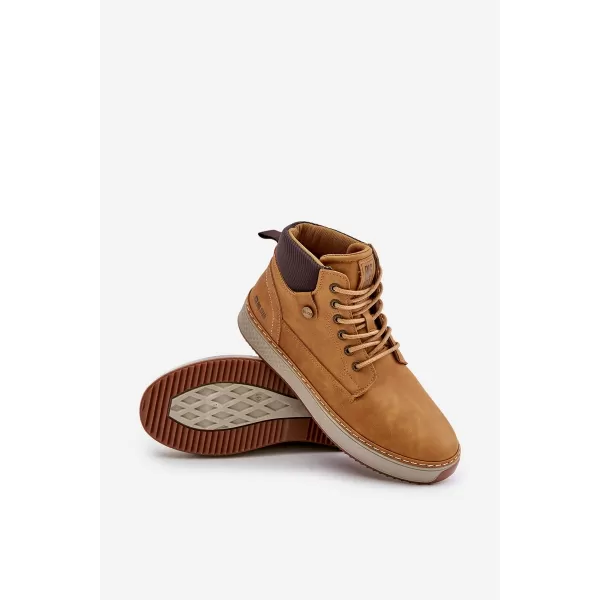  Pánské boty BIG STAR OO174561 BROWN/BEIGE 