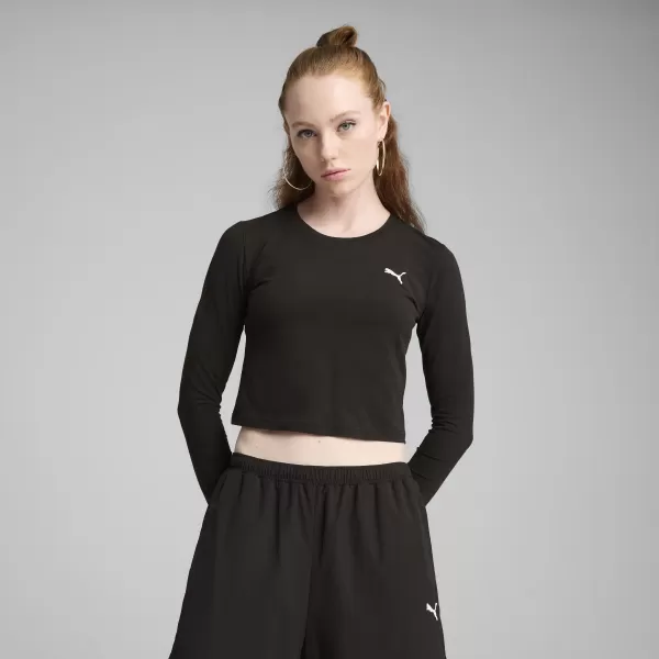  Dámské triko PUMA WARDROBE ESS BABY TEE 629761-01 PUMA BLACK 