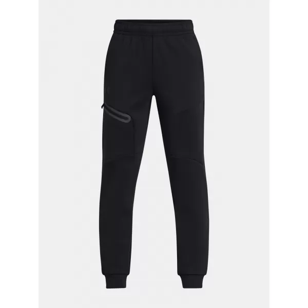  Chlapecké tepláky UNDER ARMOUR UA B UNSTOPPABLE FLC JOGGER 1386689-001 ČERNÁ 