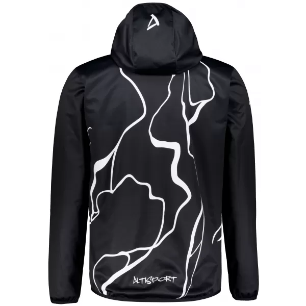  Pánská softshellová bunda premium ALTISPORT VOJ/ALM073JACK01 ČERNÁ 